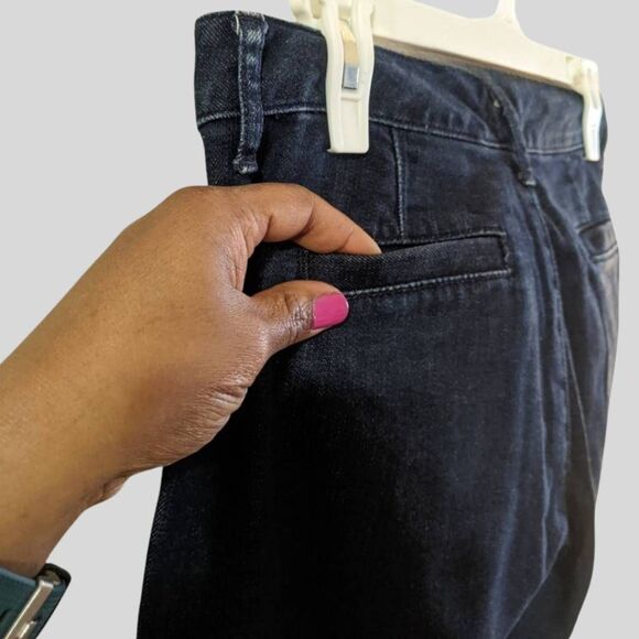 Banana Republic Jeans Women's Size 26 Indigo Straight Leg Mid Rise Stretch Denim - Picture 4 of 12